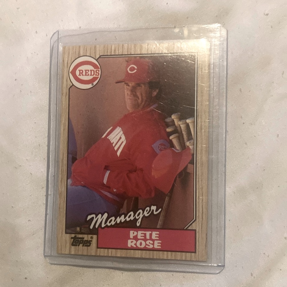 Pete Rose Manager Card